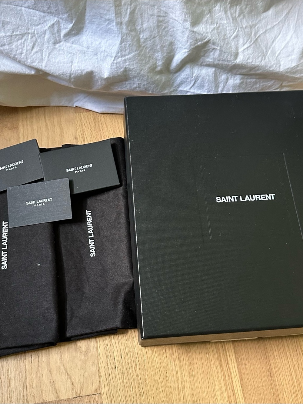 Saint Laurent Patent Leather Wrap Sandal - Picture 9 of 10